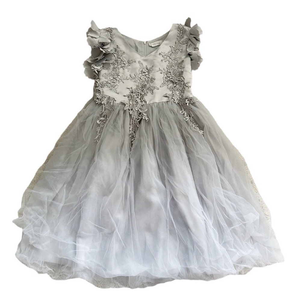Trish Scully Bianca Dress In Silver